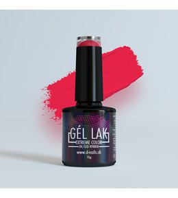 Gél Lak - Extreme - UV/LED - Neon Red Pink - 010 - 15g