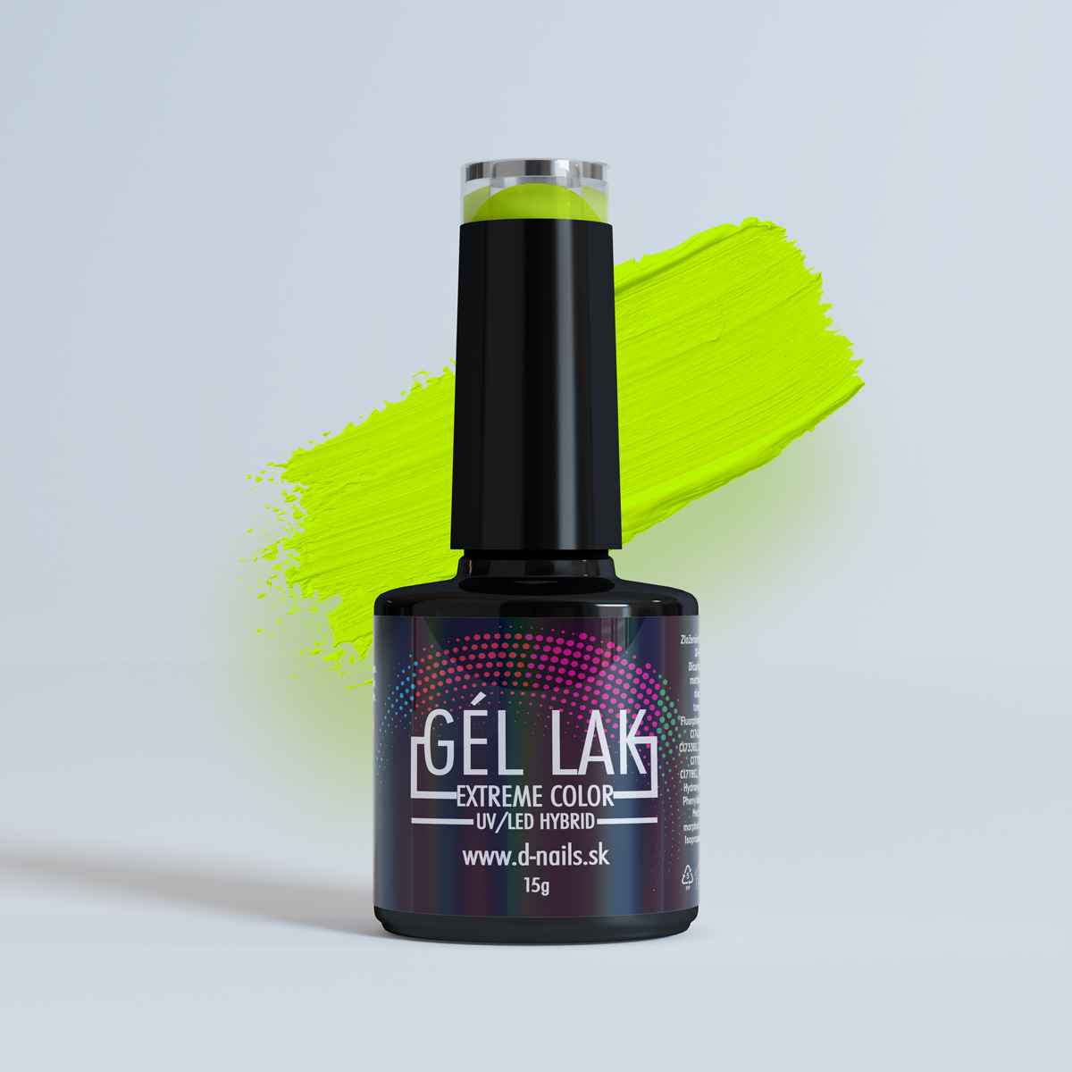 Gél Lak - Extreme - UV/LED - Neon Yellow - 013 - 15g | Nails, Farebné ...
