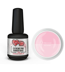 Extreme Rubber Base - Pink - UV/LED - 15ml