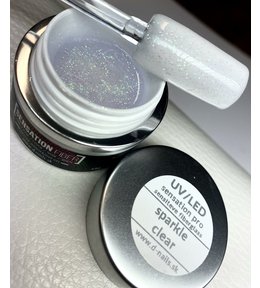 UV/LED - Sensation PRO - Trblietavý Modelovací - Sparkle Clear - 5g