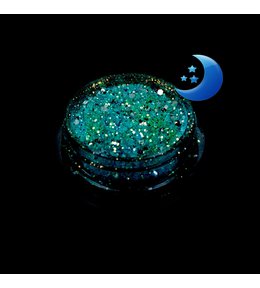 Svietiaci Glitter - 003 - modrý