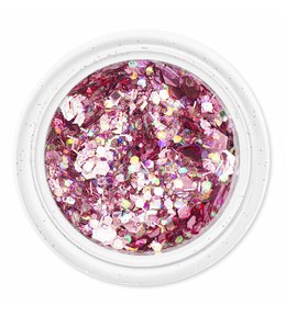 Zdobenie na nechty - Crazy Glitter - 005 - Ružový